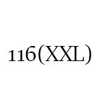 116(XXXL)